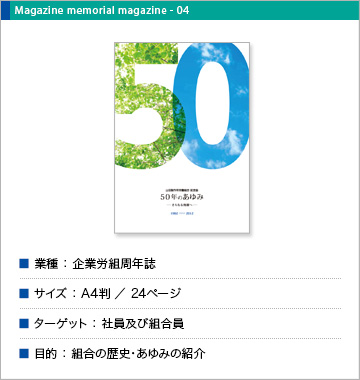 企業労組周年誌